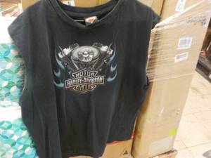 lot 377 image: 2XL Mens Harley Sleeveless T-shirt...