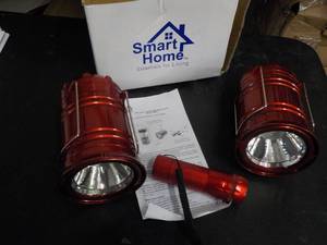 lot 379 image: Smart Home Lantern and Flashlite Em...
