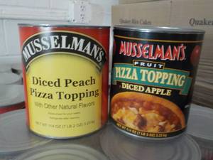 lot 403 image: 2 - 7.2 lb. Cans Musselmans Diced ...