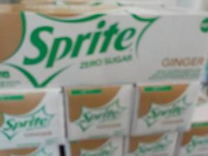 lot 426 image: 4 - 12 packs Sprite Ginger Zero Sug...