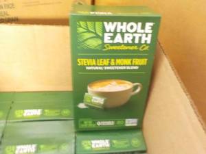 lot 435 image: Case of 12 Boxes Whole Earth Stevia...