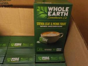 lot 436 image: Case of 12 Boxes Whole Earth Stevia...