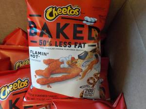 lot 443 image: 2 Cases Cheetos Flamin Hot Snacks...