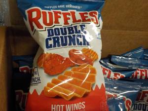 lot 445 image: Case of Ruffles Double Crunch Hot W...