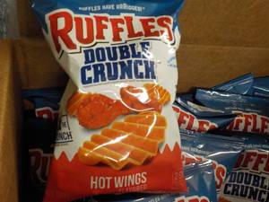 lot 446 image: Case of Ruffles Double Crunch Hot W...