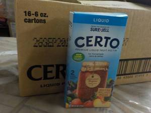 lot 461 image: Certo Liquid Pectin 2 cases 16 - 6 ...