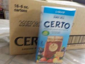lot 462 image: Certo Liquid Pectin 2 cases 16 - 6 ...