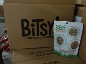 lot 479 image: 2 Cases Bitsys Gingerbread Cookies...