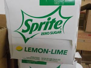 lot 500 image: 2 - 12 packs Sprite Lemon Lime Zero...