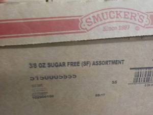 lot 509 image: Case of 200 Packets Smuckers Sugar...