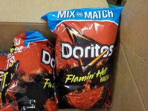 lot 519 image: Case of 4 - 18 78 oz Bags Doritos ...