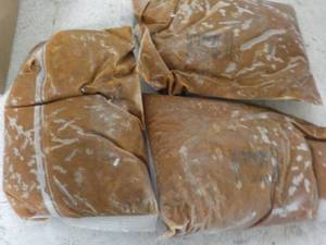 lot 525 image: 3 - 5 lb. Bags Frozen Taco Sauce wi...