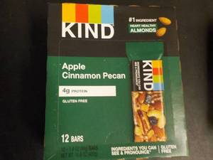 lot 541 image: Box of 12 KIND Apple Cinnamon Pecan...