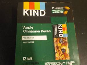 lot 556 image: Box of 12 KIND Apple Cinnamon Pecan...