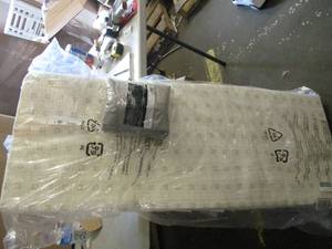 lot 133 image: 48 x 18 x 3 Mattress with a Grey Co...