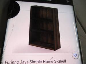 lot 167 image: Furinno Joya 3 Shelf Book Case nee...