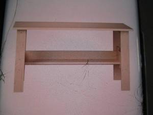 lot 170 image: Microzy Wooden Table needs assembl...