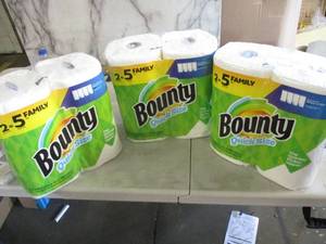 lot 179 image: 6 Rolls of Bounty Paper Towels...