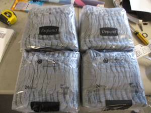 lot 202 image: 48 XL Depend Underwear for Men...