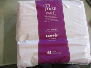 lot 203 image: 42 Poise Pads...