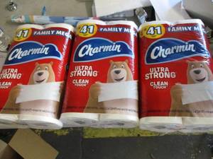 lot 207 image: 3- 8 packs of Charmin Ultra Strong ...