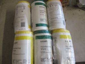 lot 224 image: 6 Containers of Solimo Disinfecting...