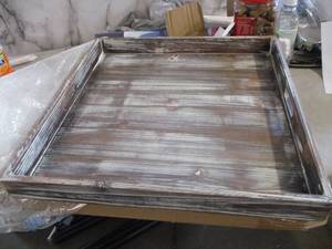 lot 240 image: 19 x 19 Wooden Basket...
