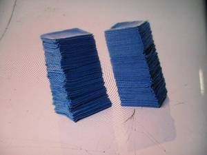 lot 248 image: pack of 50 Blue Shop Towels...