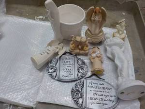 lot 53 image: Angel and Sign Dcor...