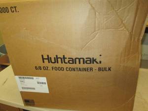 lot 11 image: case of 1000 68 oz food containers...