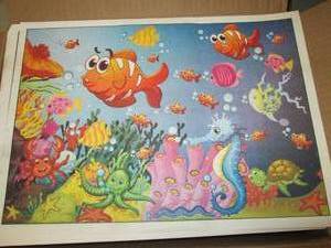 lot 26 image: case of 1000 kids placemats ...