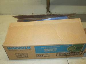 lot 27 image: case of 1000 kids placemats ...