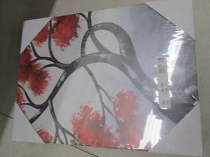 lot 35 image: 12x16 canvas art 5 panels ...