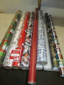 lot 37 image: 8 rolls of wrapping paper ...