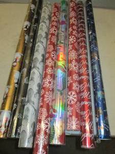 lot 43 image: 8 rolls of wrapping paper ...