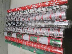 lot 45 image: 8 rolls of wrapping paper ...