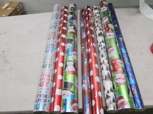 lot 48 image: 8 rolls of wrapping paper ...