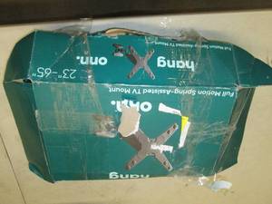lot 57 image: full motion spring assisted tv moun...