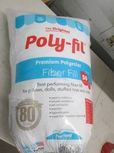 lot 71 image: bag of poly fill ...