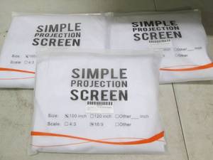 lot 90 image: 3 simple projection screens ...