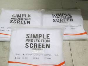 lot 91 image: 3 simple projection screens ...