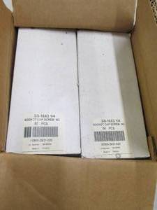 lot 126 image: case of 4 boxes of socket cap screw...