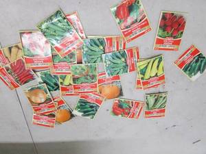 lot 138 image: 25 packages of vegetable seeds ...