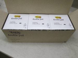 lot 160 image: box of doodle pads 6 packs 4500 per...