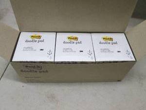 lot 173 image: box of doodle pads 6 packs 4500 per...