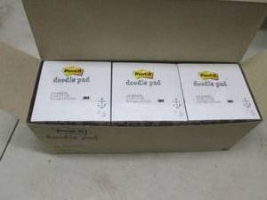 lot 176 image: box of doodle pads 6 packs 4500 per...
