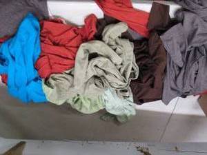 lot 184 image: Box of 17 of new girls small shirts...