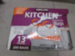 lot 215 image: kitchen 13 gallon garbage bags 200 ...