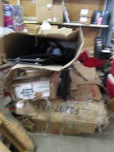 lot 232 image: pallet of misc furniture ...