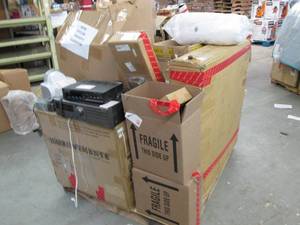 lot 233 image: pallet lot of unclaimedunsold merc...